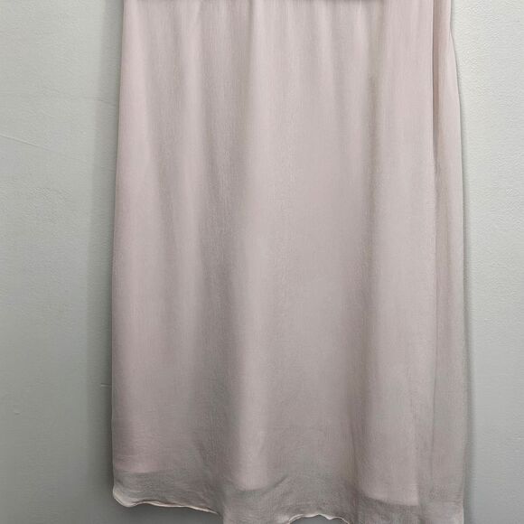 Boden Pink Sheer Elegant Pleated Midi Cap Sleeve Dress Size 6L - Picture 3 of 11